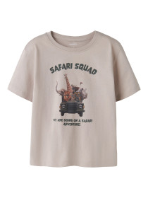 NAME IT T-shirt Voto Chateau Gray Adventure