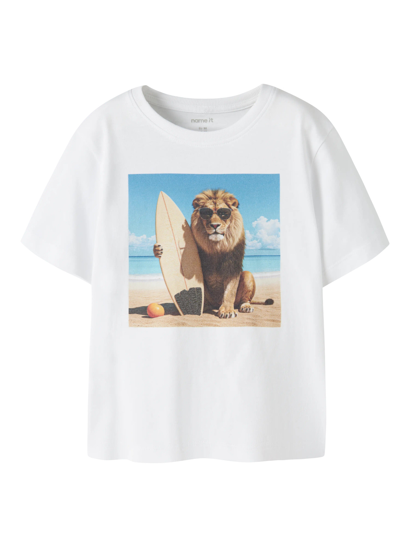 Name It T-shirt - NmmVoto - Bright White/Lion