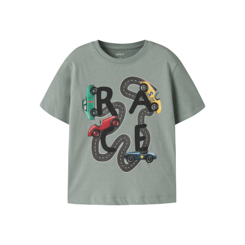 NAME IT T-shirt Voto Green Milieu Race