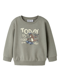 NAME IT Sweatshirt Alexander Shadow Bear Skater