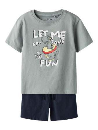 NAME IT Sommer Sæt Vigor Slate Gray