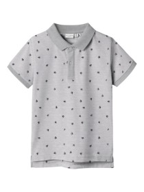 NAME IT Polo T-Shirt Volo Light Grey Melange
