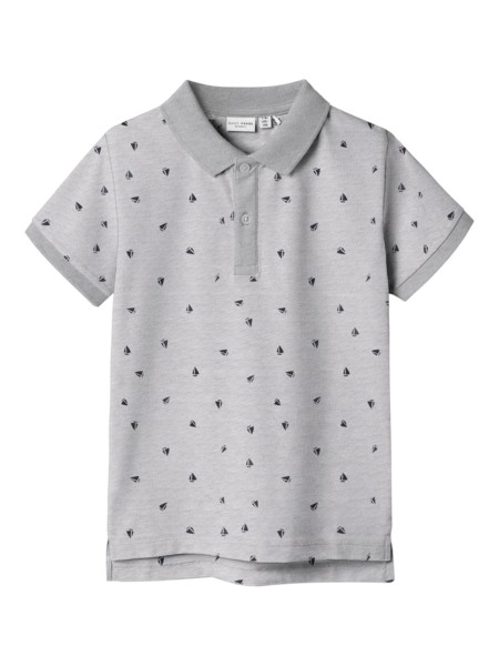 NAME IT Polo T-Shirt Volo Light Grey Melange