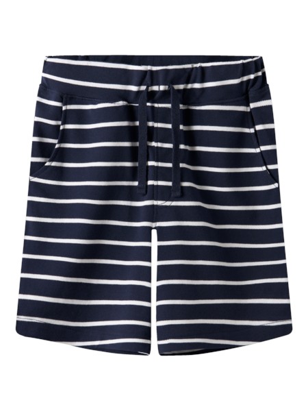 Name It Sweatshorts Navy Blazer Med Hvide Striber - Str. 8y 128cm