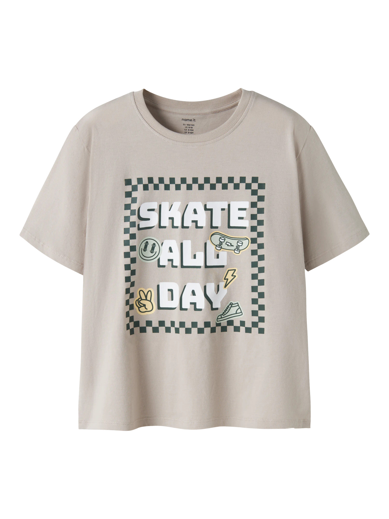 Name It T-shirt - NkmVeldo - Chateau Gray/Skate