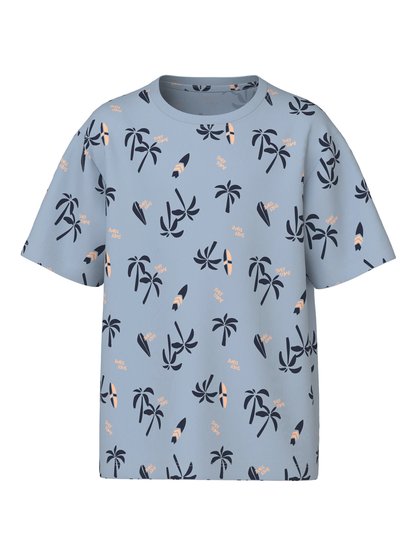 Name It T-shirt - NkmValther - Blue Fog/Palm Surf