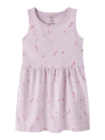 NAME IT Tank Kjole Vilinse Lavender Fog