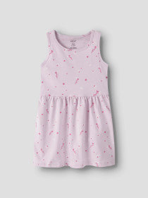 NAME IT Tank Kjole Vilinse Lavender Fog