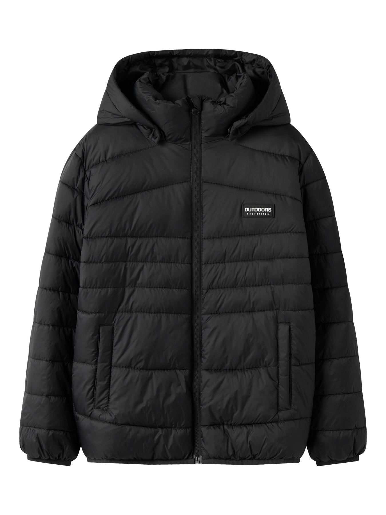 NAME IT Puffer Jakke Marble Black
