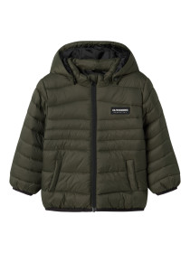 NAME IT Puffer Jakke Marble Deep Depths