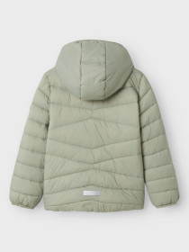 NAME IT Puffer Jakke Marble Seagrass