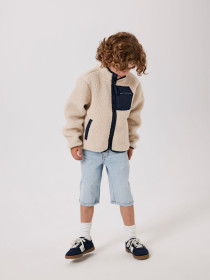 NAME IT Teddy Jakke Mattia Moonbeam Chest Pocket Dark Sapphire