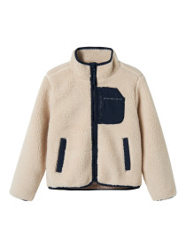 NAME IT Teddy Jakke Mattia Moonbeam Chest Pocket Dark Sapphire