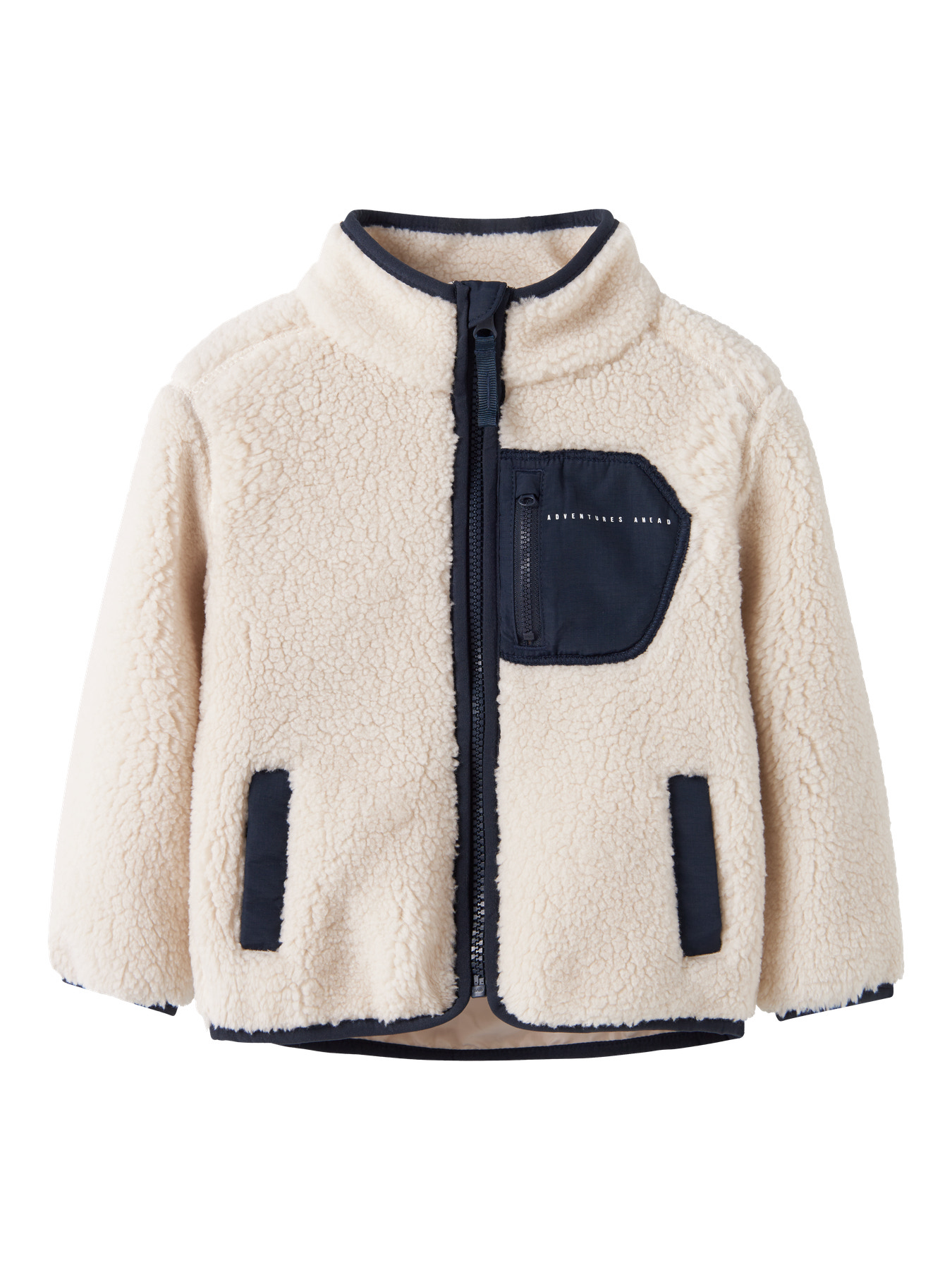 NAME IT Teddy Jakke Mattia Moonbeam Chest Pocket Dark Sapphire