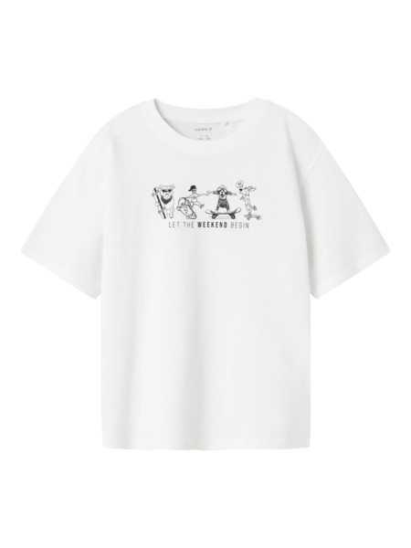 NAME IT T-shirt Bocalle Bright White