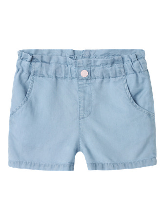 Name It Bella Loose Denim Shorts - Light Blue Denim