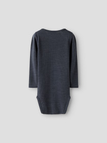 NAME IT Langærmet Uld Body Wax Ombre Blue