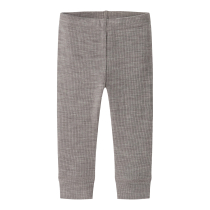 NAME IT Uld Rib Leggings Wax Satellite