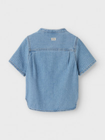 NAME IT Skjorte Fido Light Blue Denim Stripes