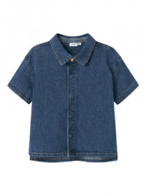 NAME IT Denim Skjorte Peter Dark Blue Denim