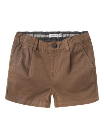 NAME IT Twill Shorts Ryan Walnut