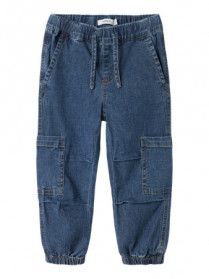 NAME IT Denim Jogger Bukser Ben Dark Blue Denim