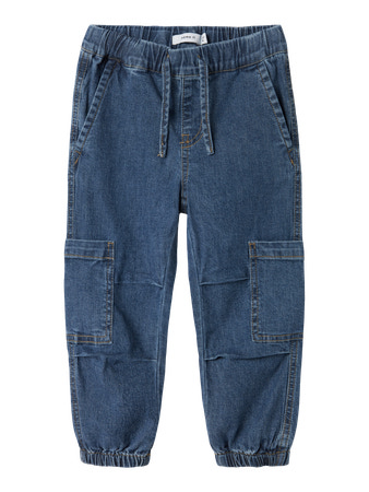 Name It Ben Denim Jogger Bukser - Dark Blue Denim