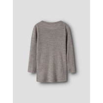 NAME IT Uld Rib Bluse Wax Satellite