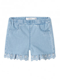 NAME IT Flæse Shorts Rose Light Blue Denim
