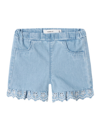 Name It Rose Flæse Shorts - Light Blue Denim