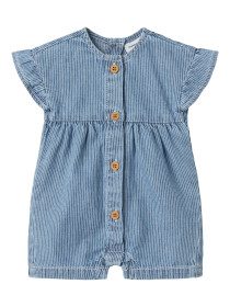 NAME IT Denim Sunsuit Jade Medium Blue Denim