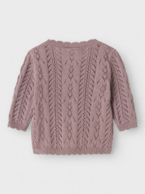 NAME IT Strik Cardigan Jollie Purple Dove