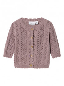 NAME IT Strik Cardigan Jollie Purple Dove