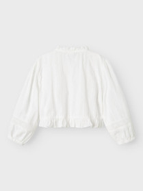 NAME IT Blonde Skjorte Hellia Bright White