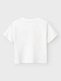 NAME IT T-Shirt Fesko Bright White Chinese Red