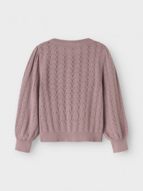 NAME IT Strik Cardigan Hannah Purple Dove