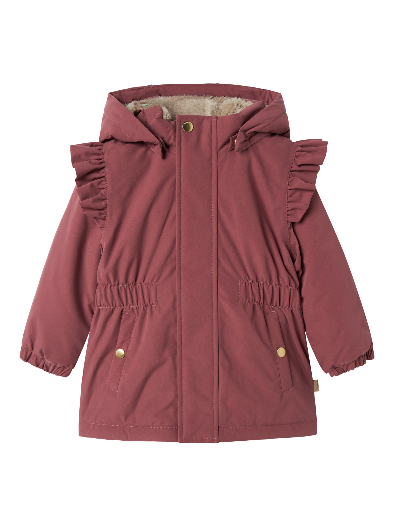 NAME IT Jakke Snow05 Frill Rose Brown