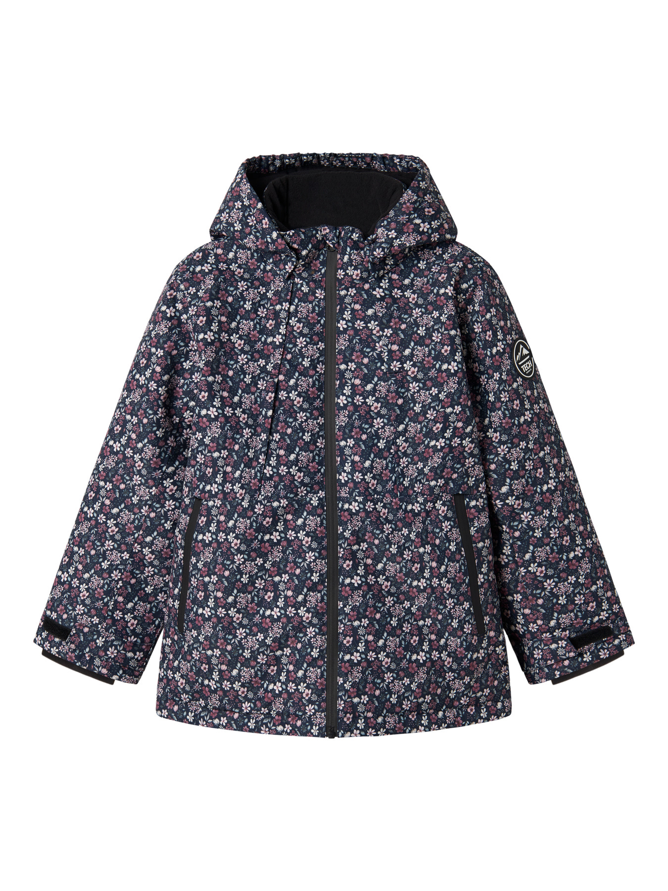 NAME IT Ski Jakke Snow10 Dark Sapphire Blossom billede