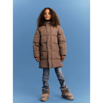 NAME IT Puffer Jakke Medow03 Brown Lentil