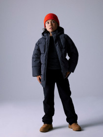 NAME IT Puffer Vinter Jakke Medow03 Grey Pinstripe