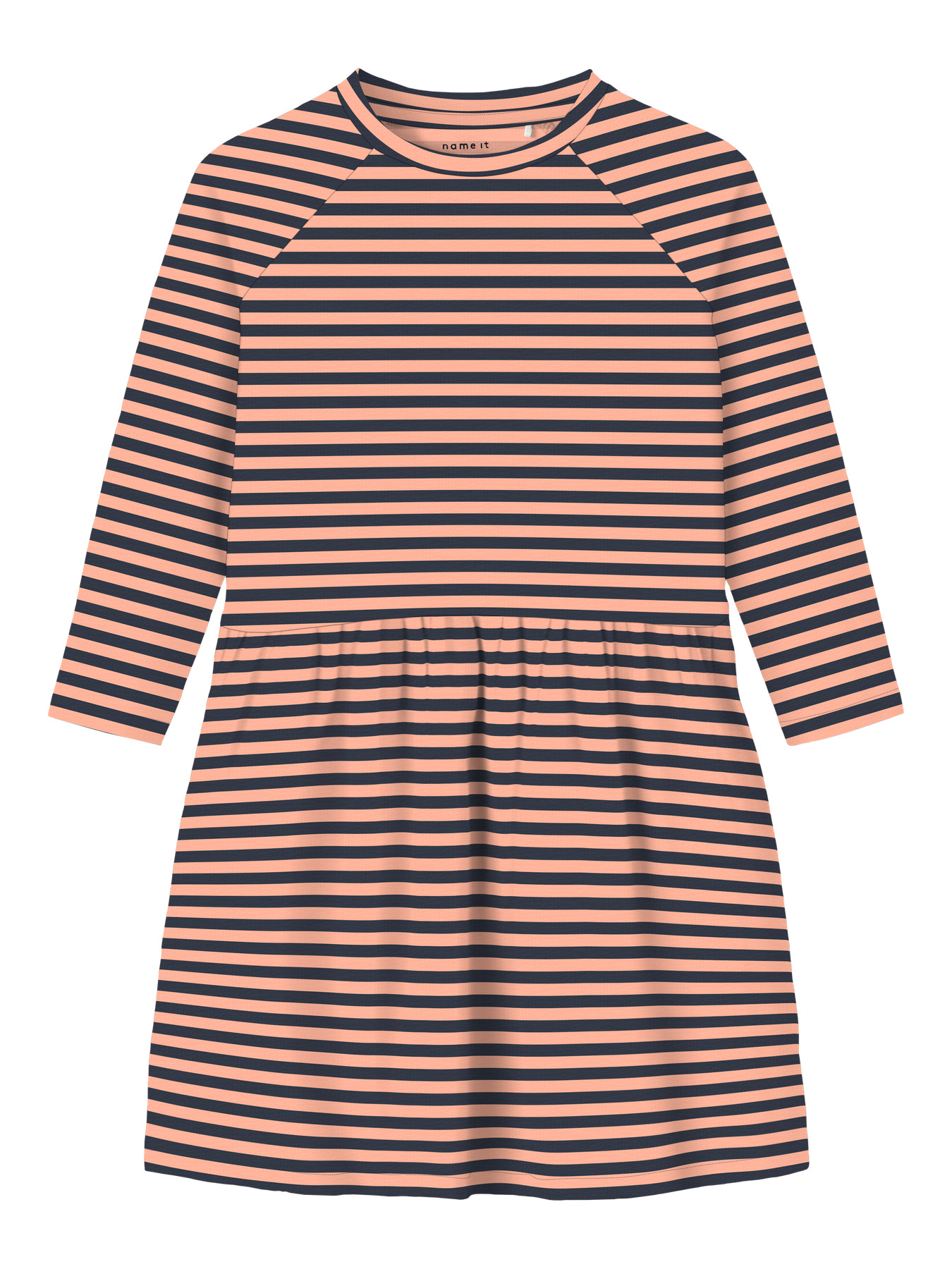 NAME IT Kjole Pbelle Peach Nectar Dark Sapphire