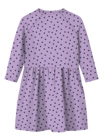 NAME IT Kjole Pbelle Lavendula Heart In Dark Sapphire