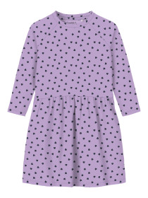NAME IT Kjole Pbelle Lavendula Heart In Dark Sapphire