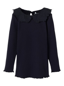 NAME IT Langærmet Bluse Pdahlia Dark Sapphire