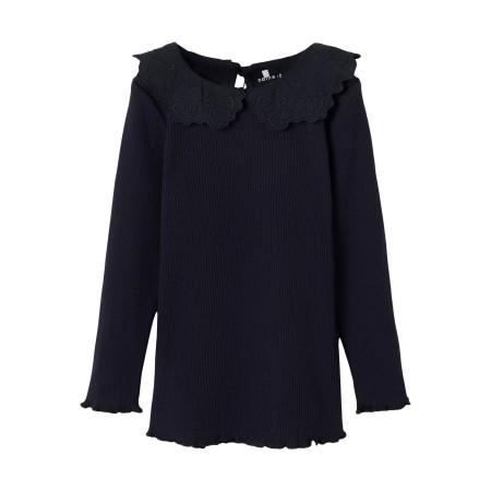NAME IT Langærmet Bluse Pdahlia Dark Sapphire