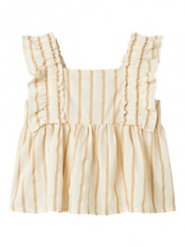 NAME IT Top Herdon Bleached Sand Cloud Dancer