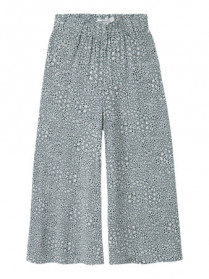 NAME IT Brede Bukser Jilli Aqua Gray Leo