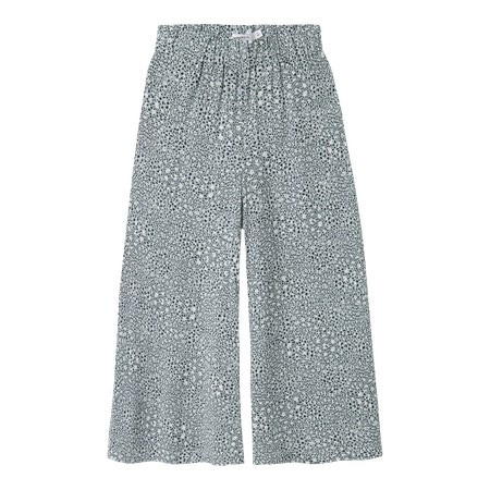 NAME IT Brede Bukser Jilli Aqua Gray Leo