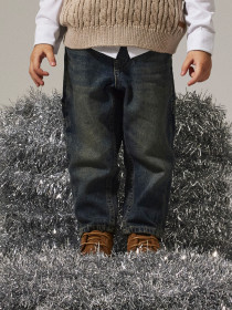 NAME IT Tapered Jeans Ben Carp Vintage Dark Blue Denim