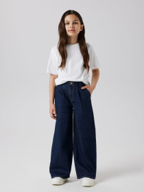 NAME IT Wide Jeans Bella Dark Blue Denim 